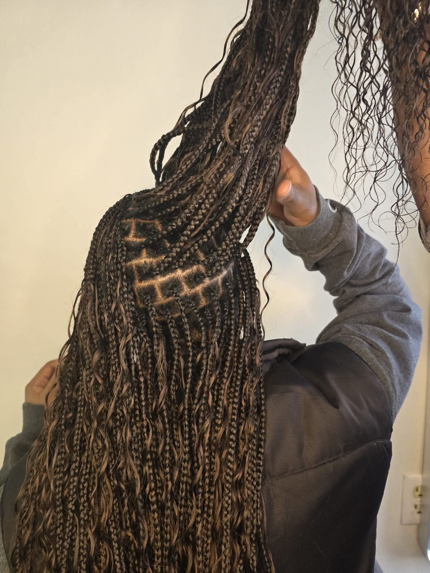 Beautiful braided style